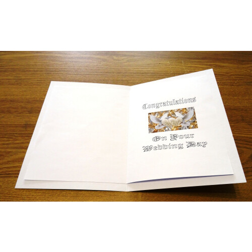 BIKER WEDDING CARD RIDING INTO THE SUNSET 2