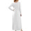 Women Long Sleeve Loose Plain Plus Size Maxi-royal blue S 3