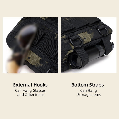 Fishing Tackle Backpack with Chest Conversion and Rod Holder 1