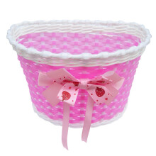 Panier avant pour vélo enfant en plastique tressé (1 pièce)
