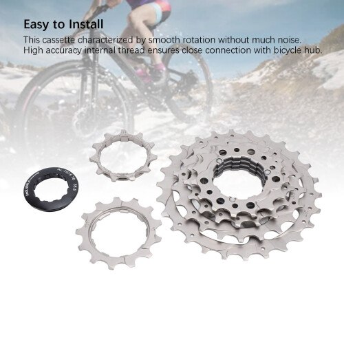 6-gears cykelkassette – rustfrit stål og aluminium 1