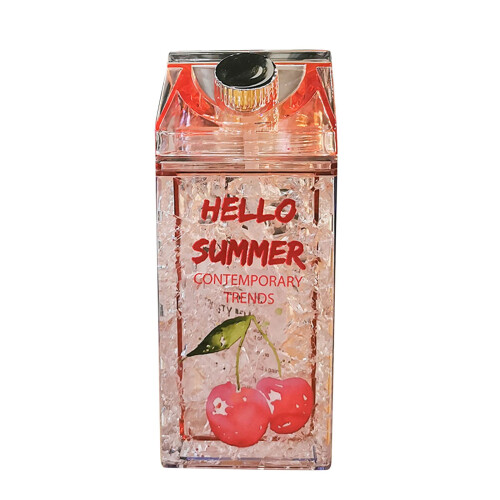 Milchkarton-Wasserflasche aus Kunststoff, 14 fl oz 1