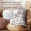 Capas de almofada decorativas estilo francês campestre, em algodão marrom e branco, 45x45 cm (18x18 polegadas). 5