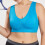 Sport-BH för kvinnor – mörkblå, plus size 5