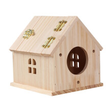 Dřevěná ptačí budka - DIY sada pro děti s malířskými štětci a šrouby