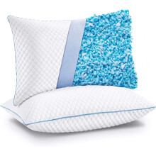 Queen Cooling Shredded Memory Foam-pute (2-pakning)