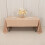 Toalha de mesa retangular em cetim nude Lamour, 152 x 320 cm (60 x 126 polegadas) 1