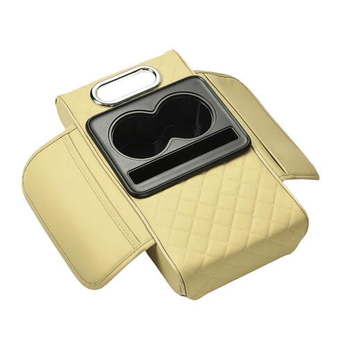 Car Armrest Pad with Tissue Holder and Storage 1