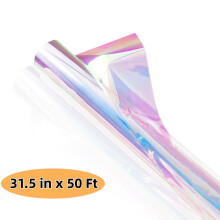Embalagem de celofane iridescente 80 cm x 1524 cm