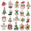 Mini julgranskulor i harts, 1-pack 1