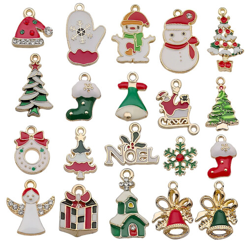 Mini julgranskulor i harts, 1-pack