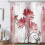 Dusjforheng i polyester 70x75 tommer blomsterdesign 1