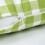 Gingham Throw Pillow Green White 18x18 in 2 Pack 4