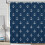 Nautical Anchor Shower Curtain 72x84 in Polyester 3