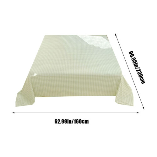Ensemble de draps en jersey de coton vert pour lit simple (1 pièce) 2