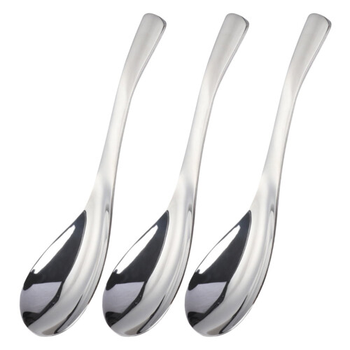 Conjunto de 3 colheres de aço inoxidável 1