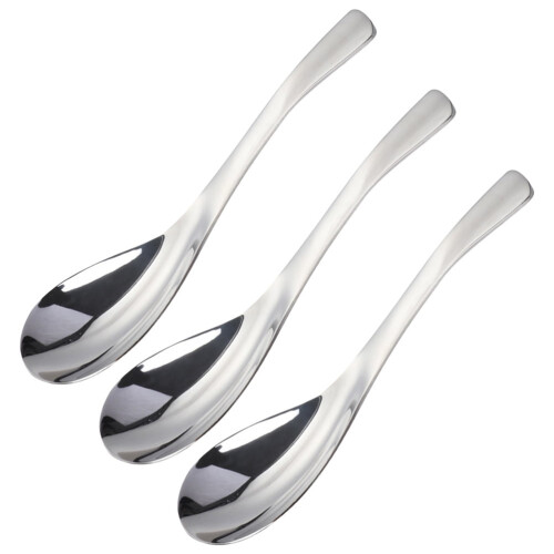 Conjunto de 3 colheres de aço inoxidável 2