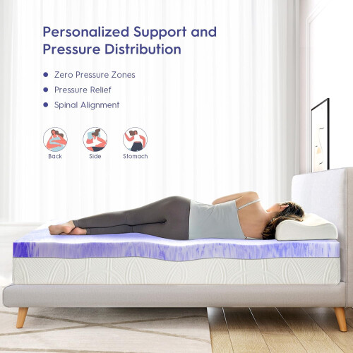 Surmatelas en mousse à mémoire de forme EDX King 5 cm 1