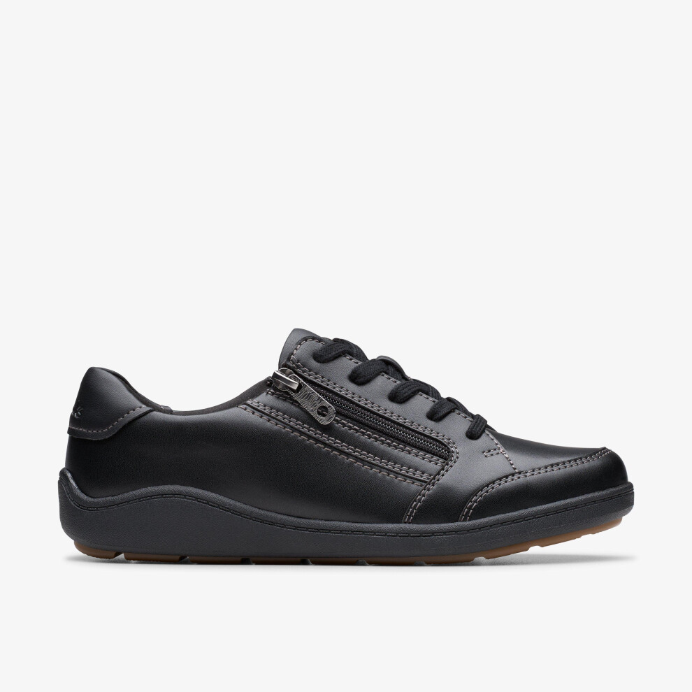 Clarks (Standard, 6 (Adults')) Bryianne Bayla Black Leather