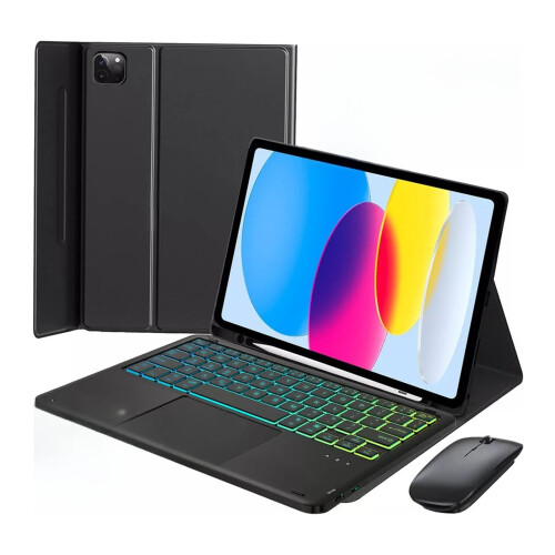 Wireless Keyboard and Mouse Combo for iPad 10th Gen 10.9"