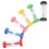 6 clepsidre colorate din plastic 1