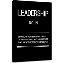 Cuadro decorativo inspirador: Liderazgo y emprendimiento