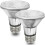 Lâmpadas PAR20 120V 50W Base E26 3000K Branco Quente (Pacote com 2) 1