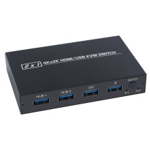 Comutator KVM AIMOS cu 2 porturi HDMI/USB 4K