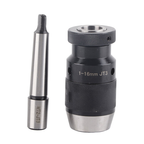 Nøglefri borepatron 1-16 mm med MK2-skaft