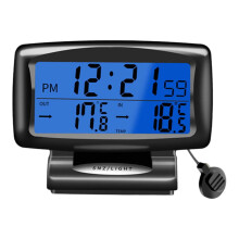 Car Thermometer with Backlight Metal Housing