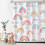 Sprchový závěs Boho s duhou, 72x72 palců, polyester 1