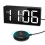Despertador vibratório com visor LED de 7,5 polegadas e som alto. 1