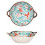 Tigela de porcelana chinesa para massa com alças duplas, 19 cm (7,5 polegadas) 1