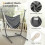 Hammock Chair with Stand, 6-Height Adjustable, Gray 2