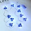 Blue Metal Hanukkah String Light, 10-LED, Battery Operated 2