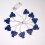 Blue Metal Hanukkah String Light, 10-LED, Battery Operated 4