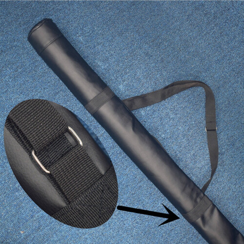 Pool Cue Case PU Leather Foldable Adjustable Strap 2