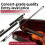 Archets de violon hautes Performances, taille 4/4, tige en crin 7