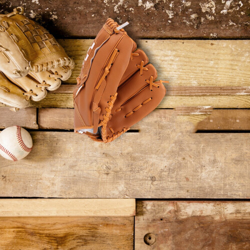 Venstrehånds baseballhandske 10,5 tommer blød PVC 2