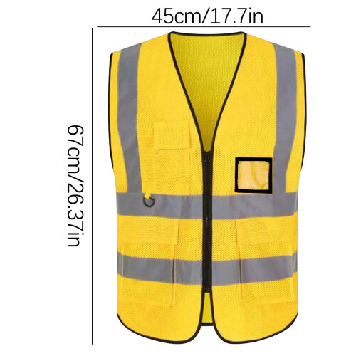 Herrväst med hög synlighet XL 2