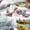Microfiber plaid met graafmachineprint 4