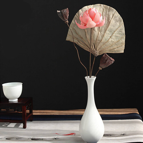 Ceramic Vase Minimalist Black 18cm 1