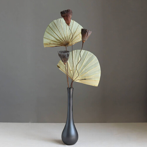 Ceramic Vase Minimalist Black 18cm 2