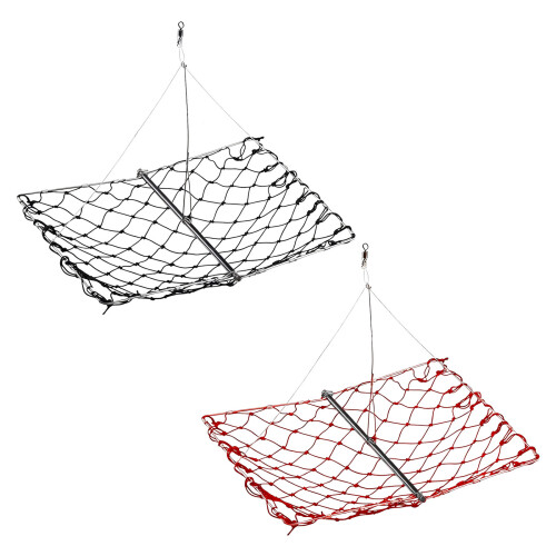 High Efficiency Folding Crabs Trap Crabbing Net Castable-Black 1
