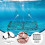 High Efficiency Folding Crabs Trap Crabbing Net Castable-Black 5