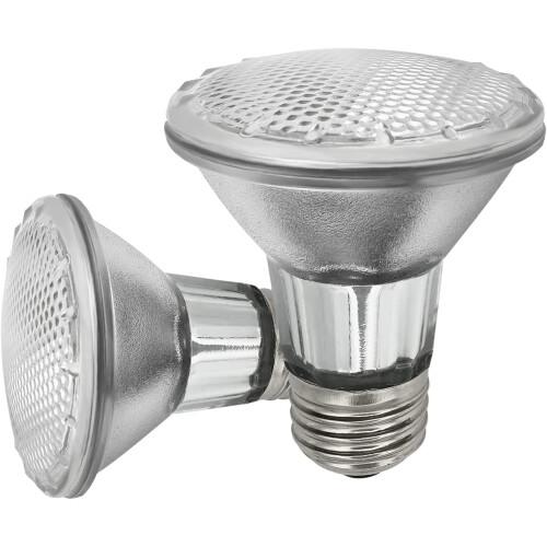 Lâmpadas PAR20 120V 50W Base E26 3000K Branco Quente (Pacote com 2) 2