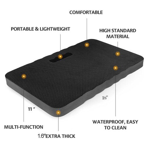 Extra tjock knäböjd 3,6 cm 43 x 28 cm 1