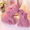 Hippopotame rose en peluche lestée – Coussin sensoriel à câliner, 3 4