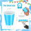 100x2oz plastshotkoppar 2