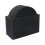 Felt Coasters Set with Holder Black 6-Pack 2